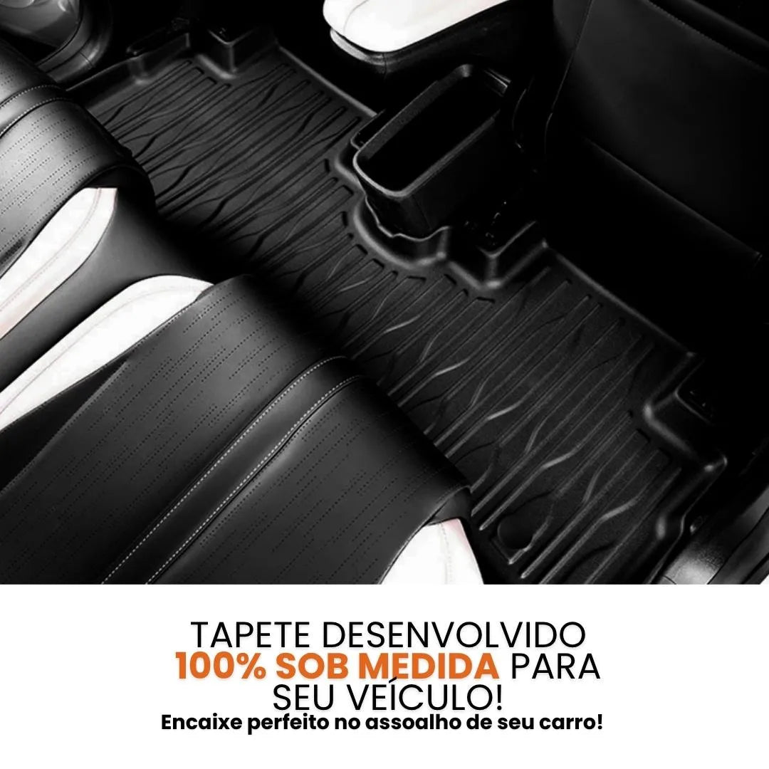 JOGO DE TAPETE BANDEJA PREMIUM BYD DOPHIN 2023 A 2024 - COMPLETO