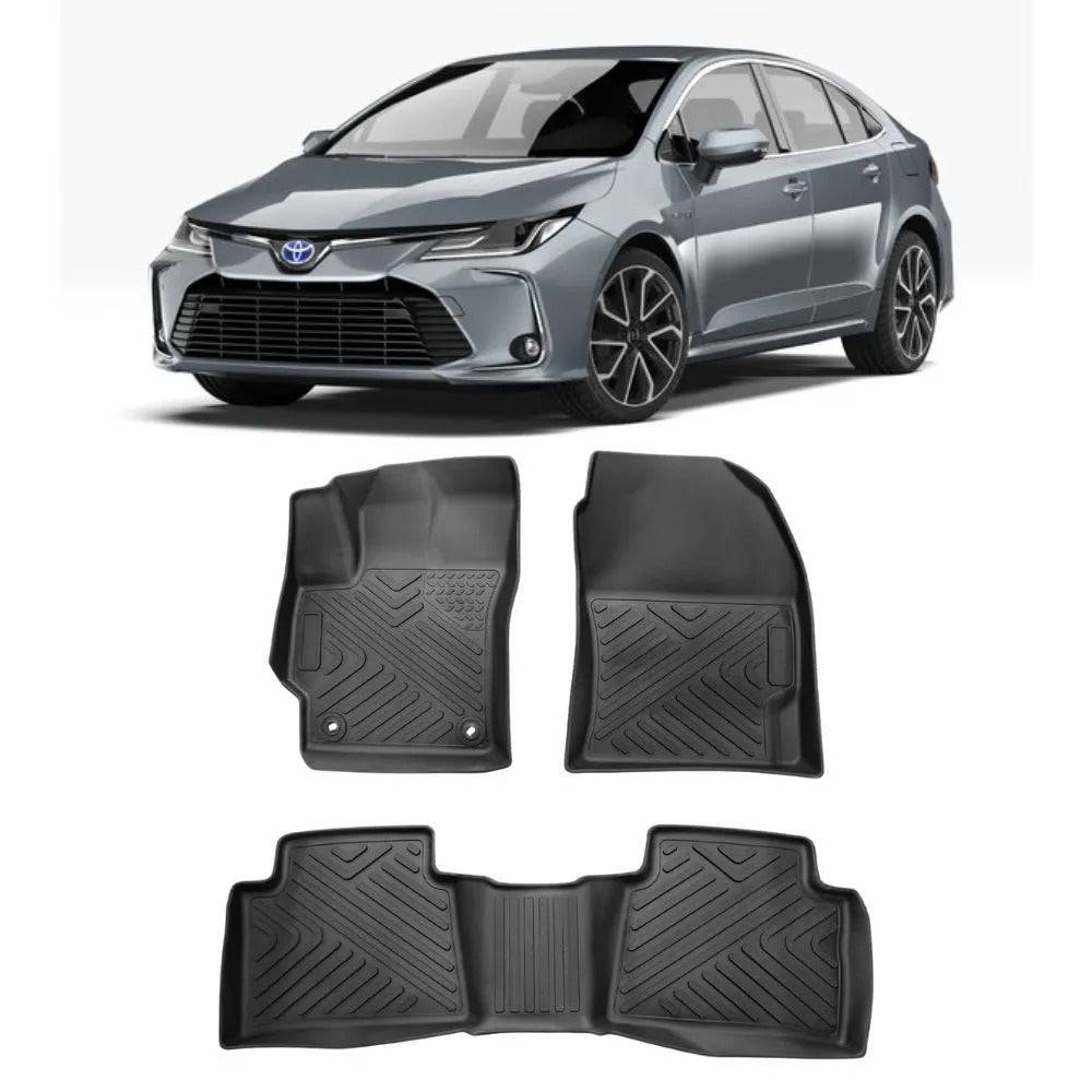 JOGO DE TAPETE BANDEJA PREMIUM COROLLA HÍBRIDO 2020 A 2024 - COMPLETO