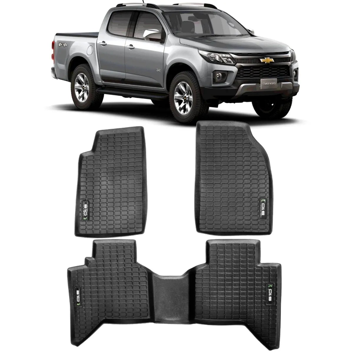 TAPETE TIPO BANDEJA PREMIUM S10 2013 A 2024 JOGO COMPLETO