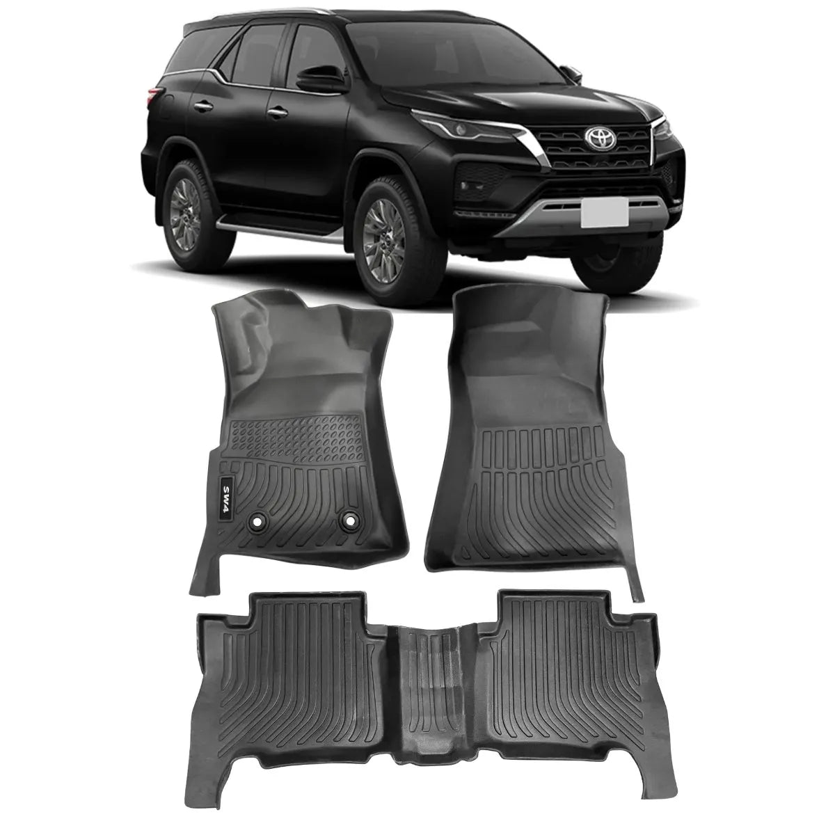 TAPETE TIPO BANDEJA PREMIUM SW4 2016 A 2024 JOGO COMPLETO